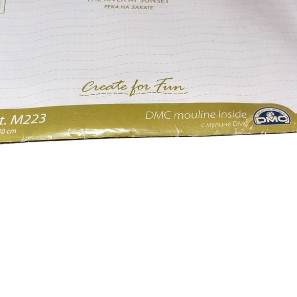 Rto M223 The River At Sunset Sun Embroidery Cross Stitch Kit Art. M223 - Picture 4 of 5